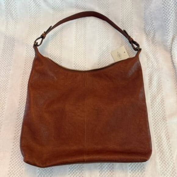nwt fossil cleo leather hobo shoulder bag - Picture 3 of 5
